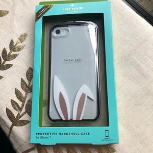Kate Spade i am all ears bunny iPhone 7 case NWT.